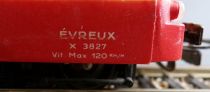 Jouef 832E Ho Sncf Power Unit X 3827 Railcar 300CV Picasso Red Box