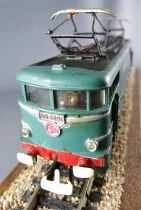 Jouef 833 Ho Sncf Electric Loco BB 9288 Green Livery 12V DC Clear Plastic Box