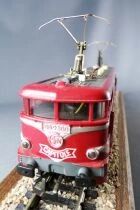Jouef 834 EI Ho Sncf Electric Loco BB 9288 Capitole Livery Reverse Lighting no Box