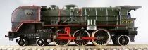 Jouef 8351 Ho Sncf Loco Vapeur 231 C 60 Tender 35-60 Eclairage Boite Rouge
