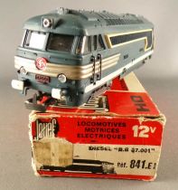 Jouef 841E Ho Sncf Diesel Loco BB 67001 Blue Lightning Red Sleeve Box