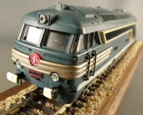 Jouef 841E Ho Sncf Diesel Loco BB 67001 Blue Lightning Red Sleeve Box
