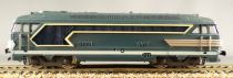 Jouef 841E Ho Sncf Diesel Loco BB 67001 Blue Lightning Red Sleeve Box