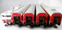 Jouef 8435 5341 8641 8642 5343 Ho Sncf Rame TEE Grand Confort Loco CC 6505 4 Voitures Eclairage Boite
