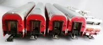 Jouef 8435 5341 8641 8642 5343 Ho Sncf Rame TEE Grand Confort Loco CC 6505 4 Voitures Eclairage Boite