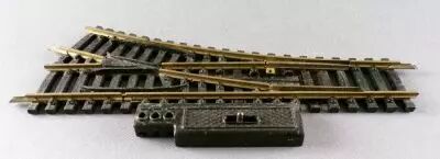 Jouef 846 Ho 1 Hand Control Point Turn Right with Cut R 385 Brass Tracks
