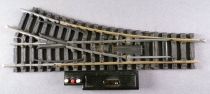 Jouef 84E Ho 1 x Aiguillage de Coupure Électrique à Droite Rails Acier/Laiton R 385 Boite Rouge