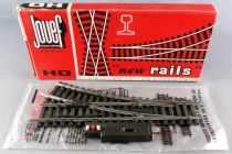 Jouef 84E Ho 1 x Electric Control Right Point R385 Steel Tracks Red Box