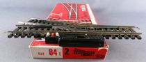 Jouef 84E Ho 1 x Right-Hand Electric Cut-Off Switch Steel/Brass Rails R385 Red Box