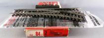 Jouef 84E Ho 2 Aiguillages Electrique à Droite Rails Acier 22°30 R 385 153mm en Boite