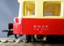 Jouef 851 Ho Sncf Trailer XB 8147 Evreux Railcar 300CV Picasso