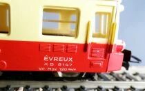 Jouef 851 Ho Sncf Trailer XB 8147 Evreux Railcar 300CV Picasso Vg Boxed