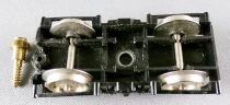 Jouef 8520 8605 Ho Sncf Spare Part Bogie with Metallic Wheels for Panoramic Railcar X 4203