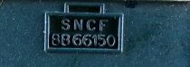 Jouef 8530 Ho Sncf Loco Diesel BB 66150 Tampons Blancs sans boite
