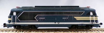 Jouef 8539 Ho Sncf Loco Diesel BB 67407 Livr�e Bleu sans Boite Fonctionne