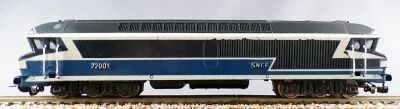 Jouef 8571 Ho Sncf Diesel Loco CC 72001 Blue Livery Lighting no Box
