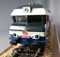 Jouef 8571 Ho Sncf Diesel Loco CC 72001 Blue Livery Lighting no Box