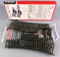 Jouef 85E Ho 2 Aiguillages Electriques à Gauche Rails Acier R 385 Boite Rouge