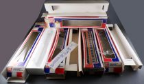 Jouef 8611 5491 5492 5493 5494 Ho Sncf Boxed Turbotrain Set 5 Elements with Lightning