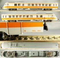 Jouef 8611 5491 5492 5493 5494 Ho Sncf Rame Turbotrain Rtg 5 El&eacute;ments Eclairage Boite Bleue