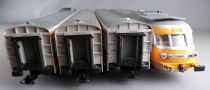 Jouef 8611 5491 5492 5494 Ho Sncf Rame Turbotrain Rtg 4 Eléments Eclairage sans Boite