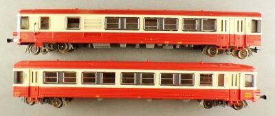 Jouef 8626 5489 Ho Sncf Railcar X4737 + Trailer XR 8734 no Box