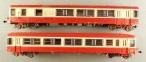 Jouef 8626 5489 Ho Sncf Railcar X4737 + Trailer XR 8734 no Box