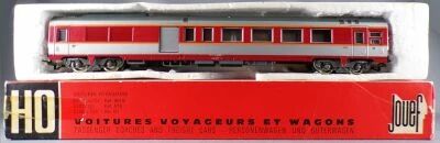 Jouef 8642 Ho Sncf Tee Grand Confort Coach Mixt 1s Class Generator Van A4Dtux Red Box