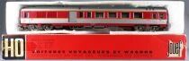 Jouef 8642 Ho Sncf Tee Grand Confort Coach Mixt 1s Class Generator Van A4Dtux Red Box