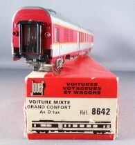 Jouef 8642 Ho Sncf Tee Grand Confort Coach Mixt 1s Class Generator Van A4Dtux Red Box