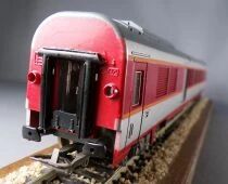 Jouef 8642 Ho Sncf Tee Grand Confort Coach Mixt 1s Class Generator Van A4Dtux Red Box