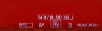 Jouef 8670 Ho Sncf 2 Voitures Y Uic A9 1ère Classe Livrée Rouge Capitole sans Boite