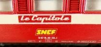 Jouef 8670 Ho Sncf 2 Voitures Y Uic A9 1&egrave;re Classe Livr&eacute;e Rouge Capitole sans Boite