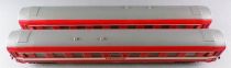 Jouef 8670 Ho Sncf 2 x Y Uic Coach A9 1st Class Red Livery no Box