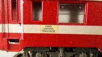 Jouef 8670 Ho Sncf 2 x Y Uic Coach A9 1st Class Red Livery no Box