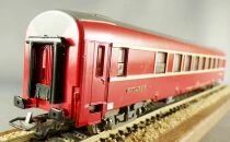 Jouef 8690 Ho Sncf Dev Type Restaurant Coach Red Livery Red Box