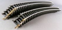 Jouef 870 Ho 10 Steel Curved Rails R 385 15° Very Good Condition