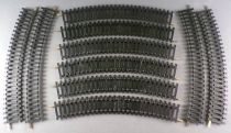 Jouef 870 Ho 10 Steel Curved Rails R 385 15° Very Good Condition