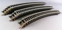 Jouef 870 Ho 12 Steel Curved Rails R 385 15° Very Good Condition