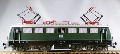 Jouef 8865 Ho Db Electric Loco BB E-182 011-7 Green Reversed Lightning no Box