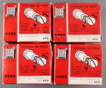 Jouef 890 Ho 4 x Command Post Electric Remote Control for Accessories Boxed