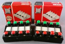 Jouef 891 Ho 2 Tableaux Eclairage Boitiers de Commande Noir en Boite