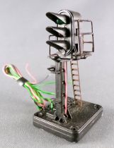 Jouef 9312 Ho 1 Signal de Voie Cablé 3 Feux 2 Lampes Fonctionne