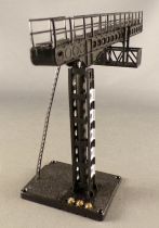 Jouef 9321 Ho Potence with 1 Signals 2 Lights (green & red) + Signs Mint in box