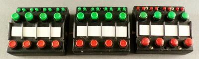 Jouef 9891 Ho 3 x Electric Black Remote Control for Lightning & Accessories no Box