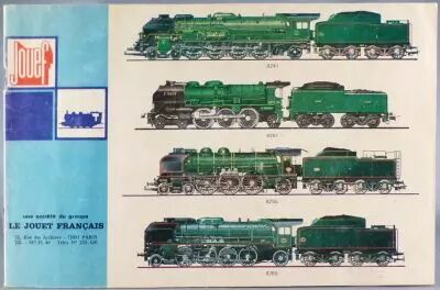 Jouef Catalogue 1978 Locomotives Vapeur Coffrets Voitures Circuit Routiers Bon Etat