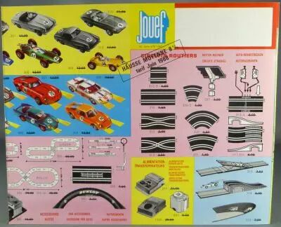 Jouef Catalogue D�pliant 1968 Locomotives Vapeur Coffrets Voitures Etat Neuf