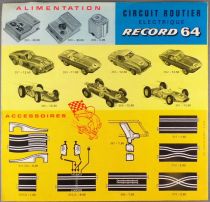 Jouef Catalogue Dépliant Circuit Routier Electrique Record 64 + Trains Ho