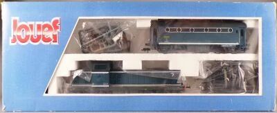 Jouef Champagnole 50100 Ho Sncf Loco Diesel BB 66079 Eclairage Invers� & Fourgon Chaudi�re C 976 Proche Neuf Boite