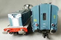 Jouef Champagnole 50100 Ho Sncf Loco Diesel BB 66079 Eclairage Invers&eacute; & Fourgon Chaudi&egrave;re C 976 Proche Neuf Boite